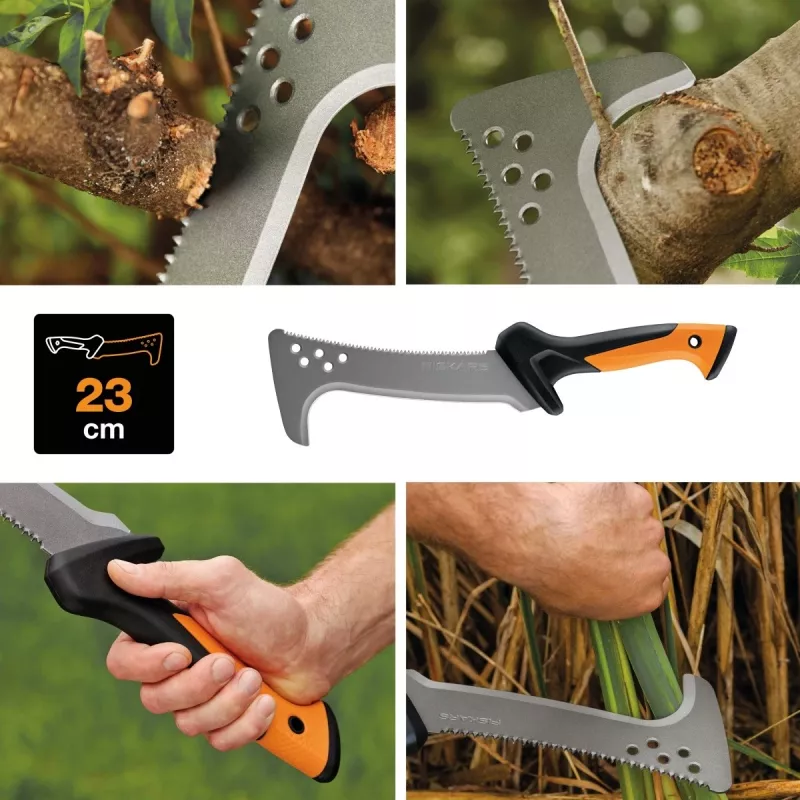 Rankinis pjūklas Fiskars 1051233, 23 cm, juoda, oranžinė, sidabrinė