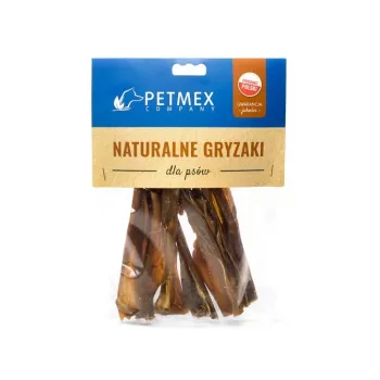 Šunų skanėstai PETMEX Stirnos oda 100 g — vieno ingrediento hipoalerginis kramtukas