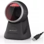 Qoltec stalinis brūkšninių kodų skaitytuvas 1D ir QR 2D, juodas
