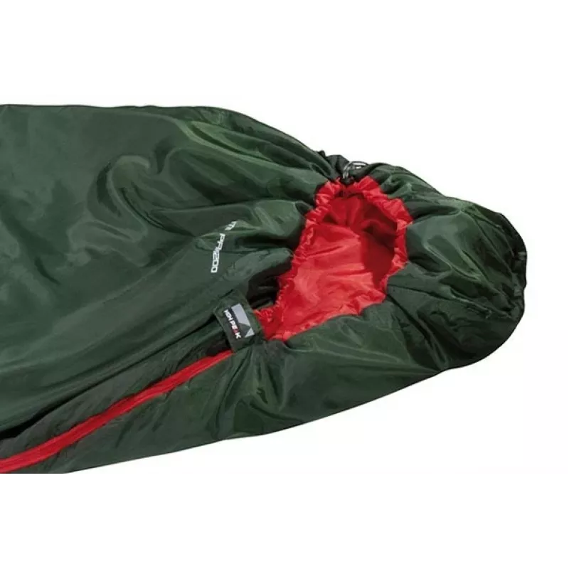 Miegmaišis High Peak Lite Pak 1200 Muminės formos Poliesteris Žalias, Raudonas 23263