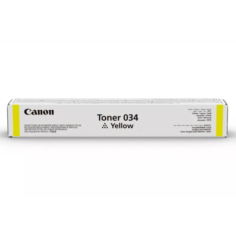 Originalus Canon 034 geltonos spalvos tonerio kasetė, 1 vnt.