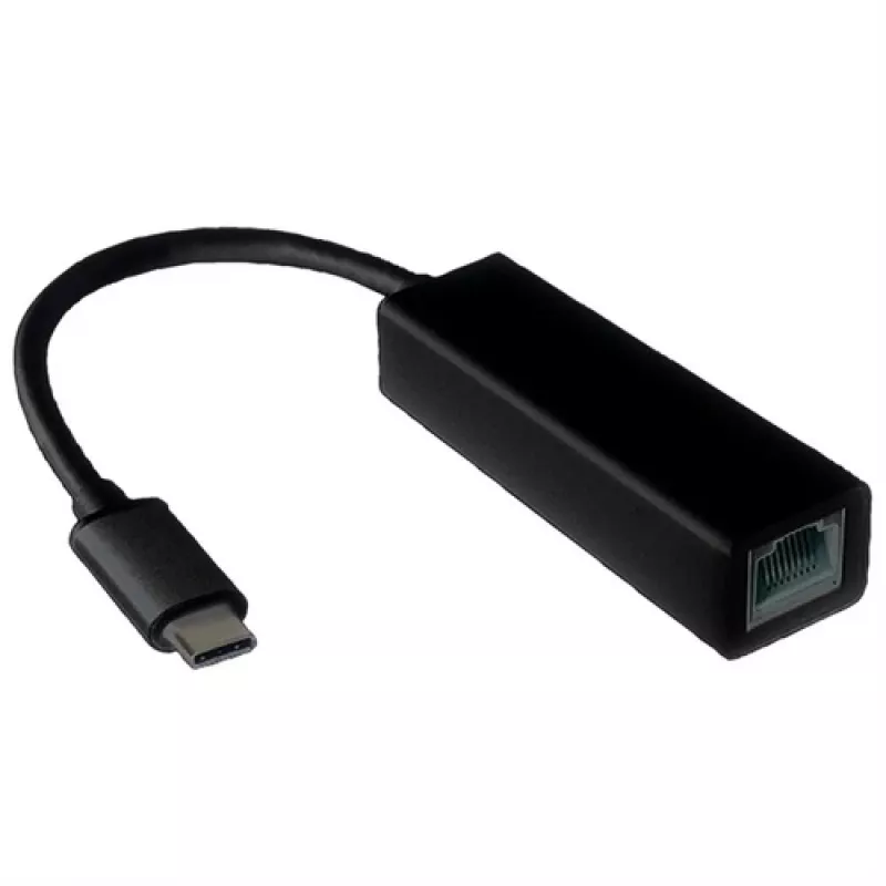 VALUE 12.99.1115 USB-C tinklo plokštė Ethernet, juoda