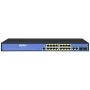 Tinklo jungiklis ERNITEC ELECTRA-M16-1GB-285W – 16 prievadų Layer 2+ su 2 x Gigabit RJ45, 285 W galia