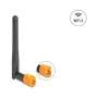 Kryptinė WiFi 6 antena DELOCK FAKRA M 2,4/5 GHz 2,5–3,0 dBi pasukama juoda