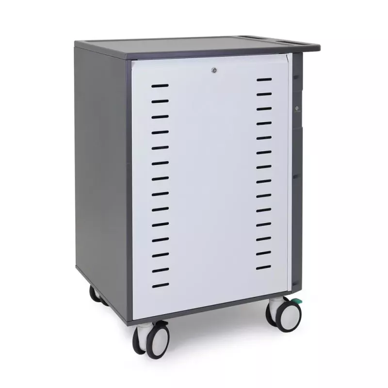 Ergotron Zip40 – Įkrovimo vežimėlis 40 planšečių / nešiojamųjų kompiuterių, ekranas iki 39,6 cm (15,6 col.)
