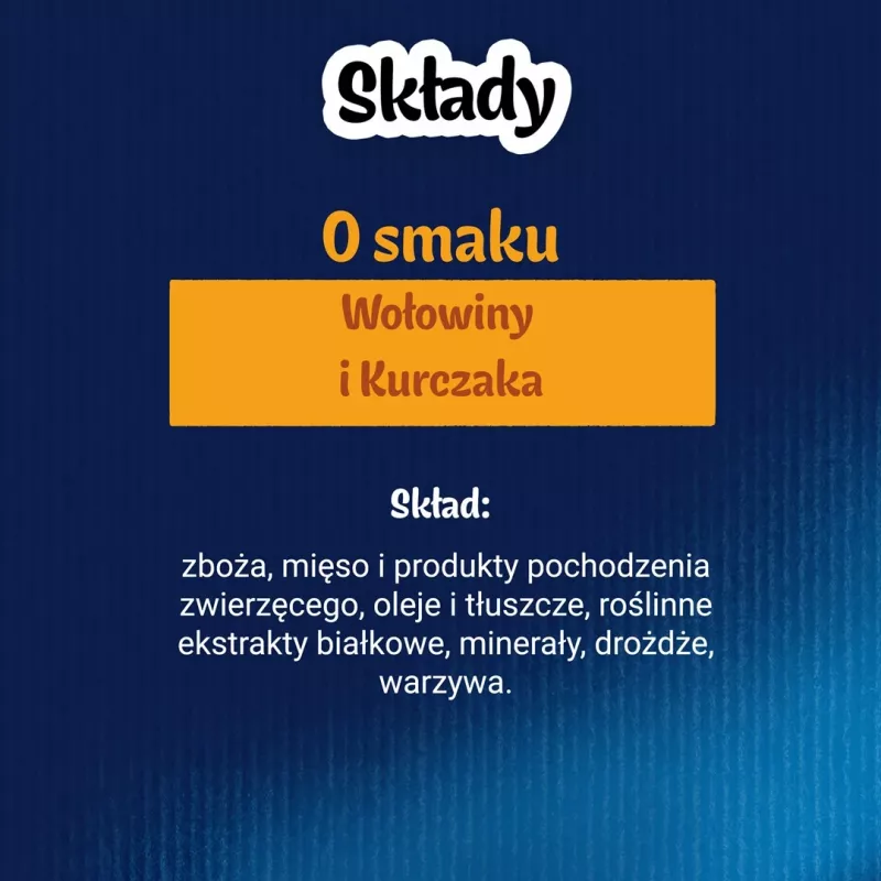 Sausas skanėstas katėms Felix Crispies Jautiena ir Vištiena 45 g