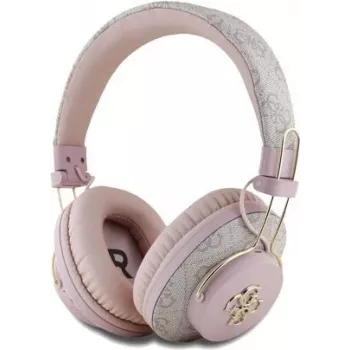 GUESS belaidė Bluetooth ausinė 4G Metal Logo Pink, GUBHS72P4FC4MP, universali