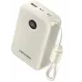 Vention 20000mAh 22.5W nešiojamas įkroviklis — 2× USB‑C, 1× USB‑A, smėlio spalvos