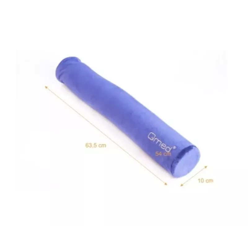 Ergonomiška daugiafunkcinė pagalvė MDH FLEX PILLOW DRQE3F1CDXUXP – ritinėlio formos, 635 mm ilgio, 100 mm skersmens, violetinė, polipropilenas su veliūriniu užvalkalu