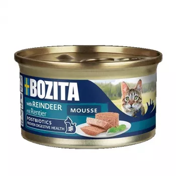 BOZITA Mousse Reindeer šlapias kačių pašaras 85 g
