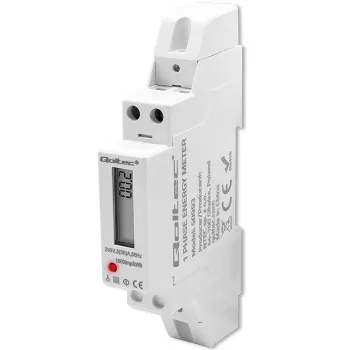 Vienfazis elektroninis elektros skaitiklis QOLTEC 50993 230V 30A
