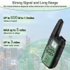 Nešiojamos racijos Baofeng BF-T25E — 16 kanalų, 2×1400 mAh Li‑Ion, VOX, LCD, žalios, rinkinys 2 vnt.