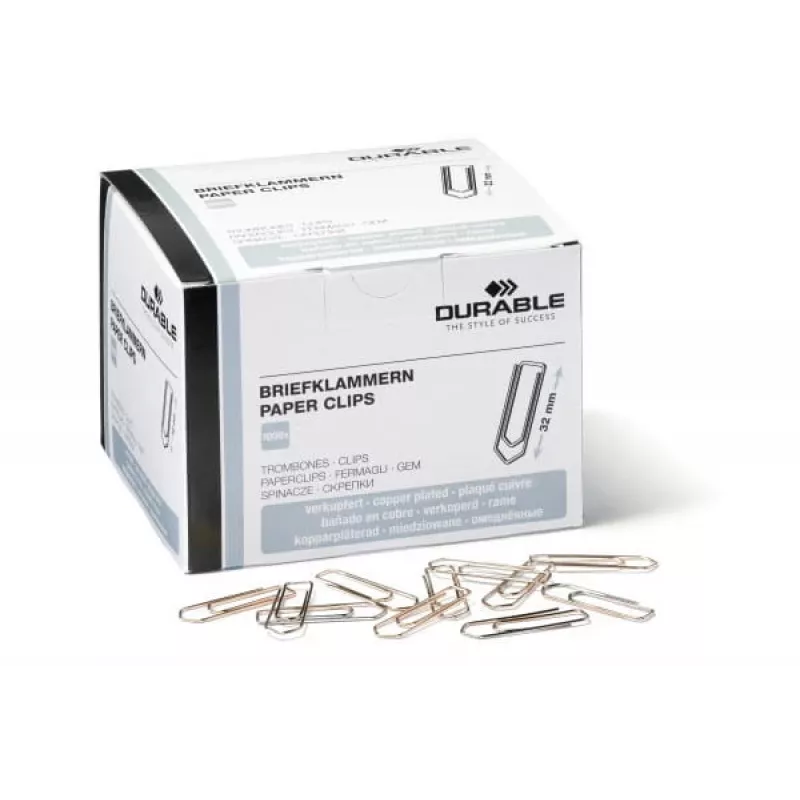 Durable 120924 segtukas popieriaus, varinis, 32 mm, 100 vnt.