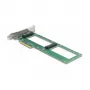 DeLOCK PCI Express 4.0 x8 kortelė 2 x vidiniai U.2 NVMe SFF-8639 su bifurkacija