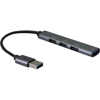 STANDARD USB 3.0 Hub, USB-A jungtis, 4x USB-A prievadai (3x USB 2.0 + 1x USB 3.2 Gen1) (S3018)