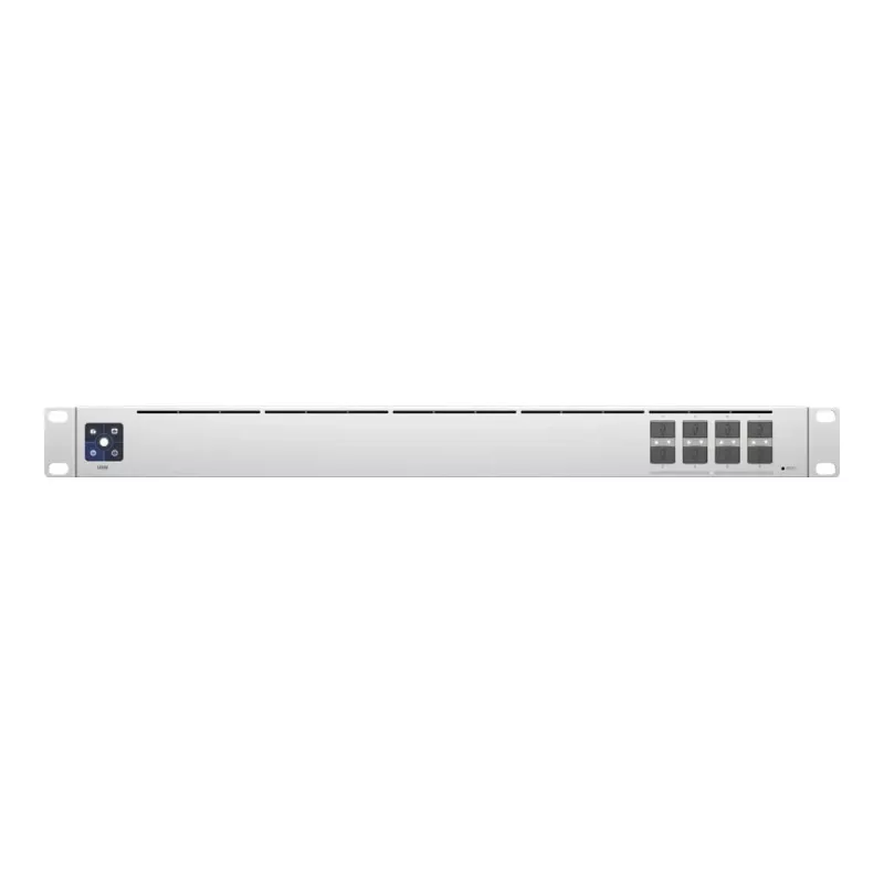 Valdomas L2 tinklo jungiklis UBIQUITI USW-Aggregation – 8 SFP+ prievadai, 10G, be ventiliatoriaus, 1U, sidabrinis