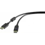 DisplayPort kabelis Renkforce 1409674 — 50 cm, skaitmeninis vaizdo perdavimas, DisplayPort 1.2