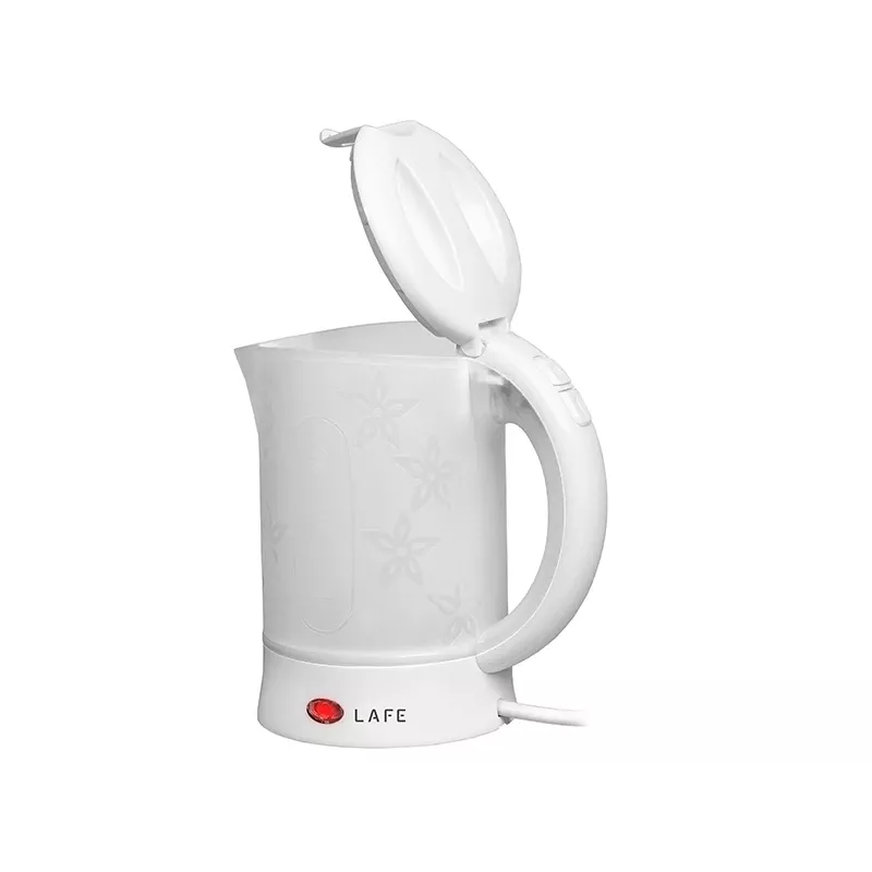 Elektrinis virdulys LAFE LAFCZA45865, nerūdijantis plienas, 0,6 L, 600 W, šviesiai pilkas, su užrakinamu dangteliu