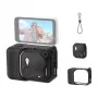 Silicininis apsauginis dėklas Puluz, skirtas Insta360 Go Ultra (Juoda)