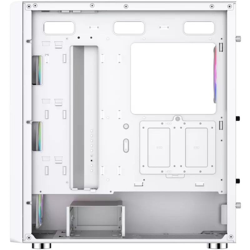 Korpusas „Silentware Air 100 White“ – vidutinis bokštas, ATX, baltas