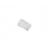 LANBERG RJ-45 kištukas PLU-5000, U/UTP (UTP), permatomas baltas, 100 vnt. pakuotėje