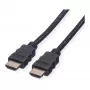 HDMI kabelis ROLINE iš perdirbtų medžiagų 3 m, HDMI A tipo 3 x A, juodas