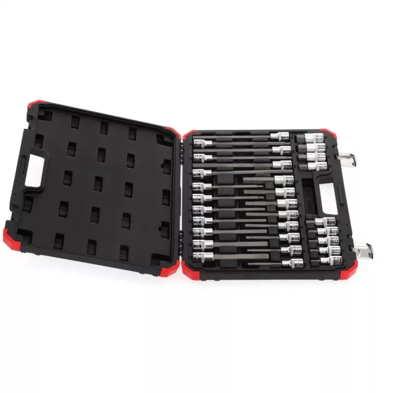 Gedore R68003030 — 1/2 colo pavaros sukimo antgalių ir priedų rinkinys, 30 dalių