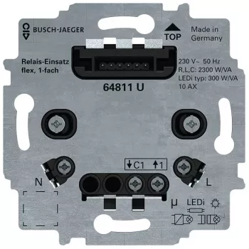 Busch-Jaeger Relė-įdėklas flex 64811 U (2CKA006800A3041)