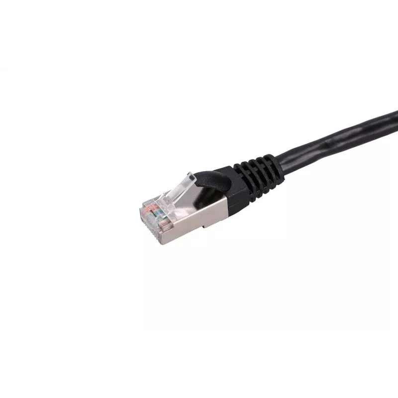 Extralink LAN Patchcord Kat.5e RJ-45 F/UTP 0,5 m Juoda