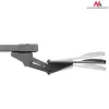 Maclean MC-757 stalo klaviatūros lentynėlė, tvirtinama po stalviršiu, plienas, iki 2 kg, juoda