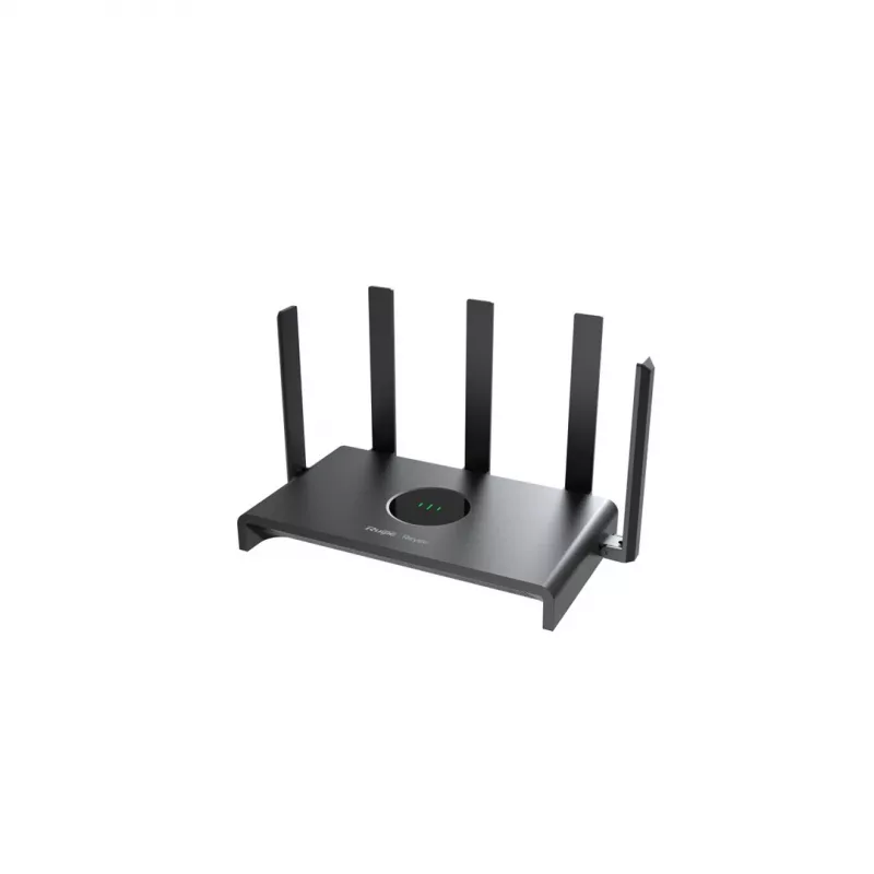 Stalininis maršrutizatorius RUIJIE RG-EW1300G Dviejų juostų Wi‑Fi 5 1300Mbps, MediaTek MT7621, 3x Gigabit LAN, 5 išorinės antenos