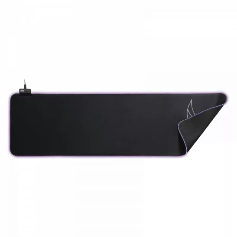 L33T Gaming 160406 Asar Bardagi XXL RGB žaidimų kilimėlis, greitas paviršius, 920 x 294 x 3 mm, juodas