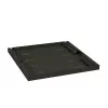 Triton RAB-UP-750-A4 19 colių lentyna 1U 750 mm 80 kg plastikinė juoda ventiliuojama