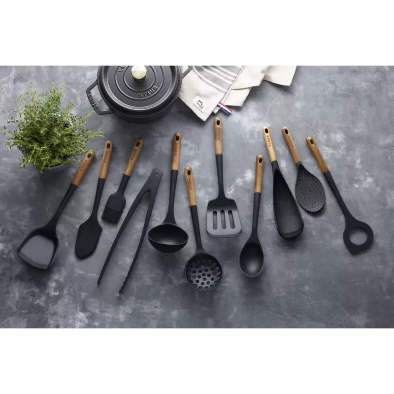 Staub šaukštas - 31 cm, rudai juodas
