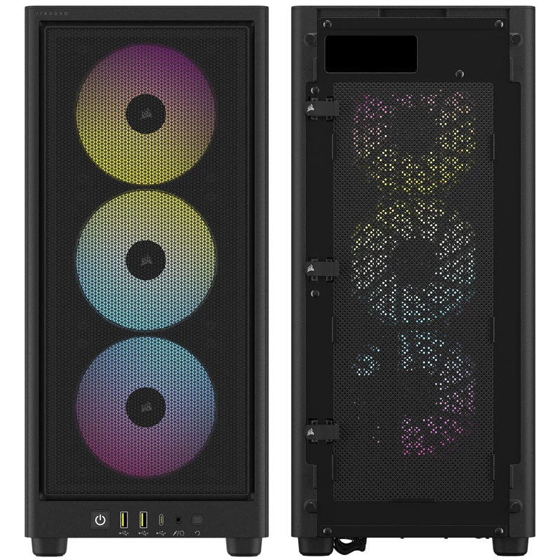 Corsair 2000D RGB AIRFLOW Mini-ITX korpusas juodas