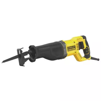 STANLEY FME360 900 W elektrinis pjūklas stūmoklinis su minkštu startu ir minkšta rankena, 2,8 cm eiga, su pjūkleliu