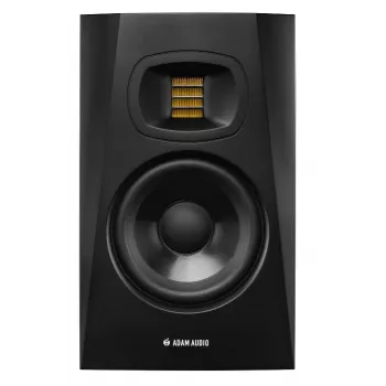 Studijiniai monitoriai ADAM AUDIO T5V, 5 col. žemų dažnių garsiakalbis, 1,9 col. aukštų dažnių garsiakalbis, 45–25 000 Hz, 106 dB, juodi