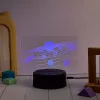 Manta SNL118RGB RGB 3D dekoratyvinė LED lempa