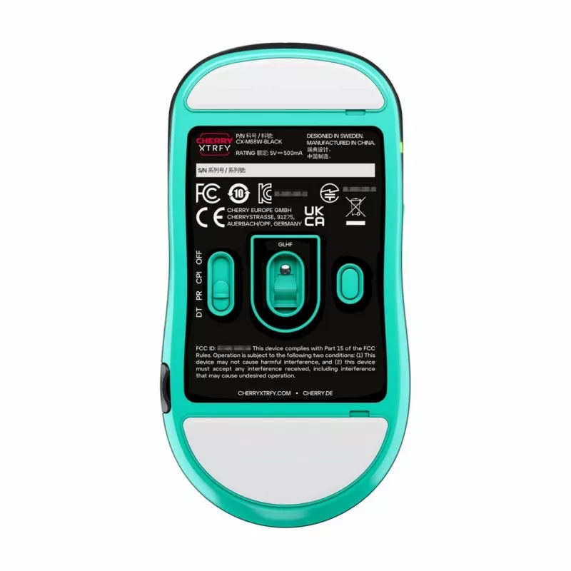 Pelė CHERRY XTRFY M68 Wireless RF juoda