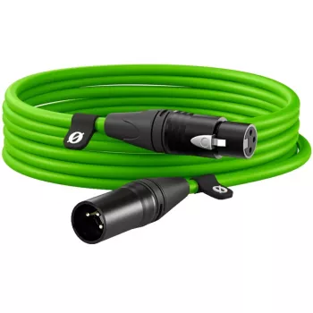 Premium XLR kabelis XLR6M-G žalias (Šviesiai žalias, 6 metrai)