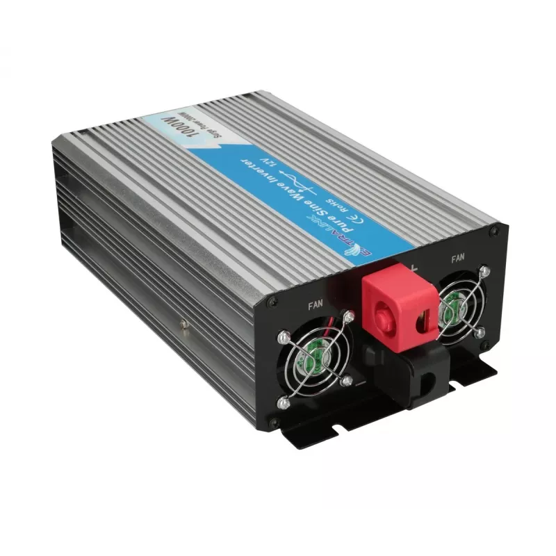 Įtampos keitiklis Extralink OPIP-1000W 12V 230V 1000W gryno sinuso
