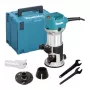 Makita RT0702CJ maršrutinis frezatorius / trimeris juoda, mėlyna, nerūdijantis plienas 34000 RPM 710 W