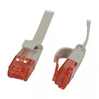 Pataisos kabelis RJ45 CAT6 250MHz 7,5m pilkas UTP (U/UTP) PVC plokščias Synergy 21