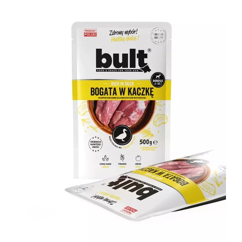 BULT Rich in duck šlapias šunų ėdalas – 100 g