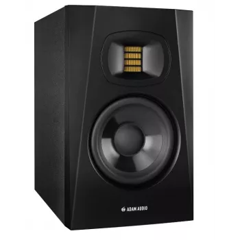 Studijiniai monitoriai ADAM AUDIO T5V, 5 col. žemų dažnių garsiakalbis, 1,9 col. aukštų dažnių garsiakalbis, 45–25 000 Hz, 106 dB, juodi