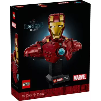 LEGO konstruktorius Marvel Super Heroes Geležinis žmogus MK4 3D modelis, 436 detalės, 1 minifigūrėlė, 18+
