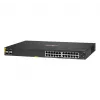 HPE Aruba Networking CX 6100 24G Class4 PoE 4SFP+ 370W valdomas L3 gigabitinis eterneto (10/100/1000) maitinimas per Ethernet (PoE) 1U juodas