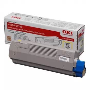 Toner OKI C5650/5750 geltonas (2000 psl.) 43872305