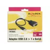 DeLOCK 62958 USB į nuoseklųjį RS-232 adapteris, juodas