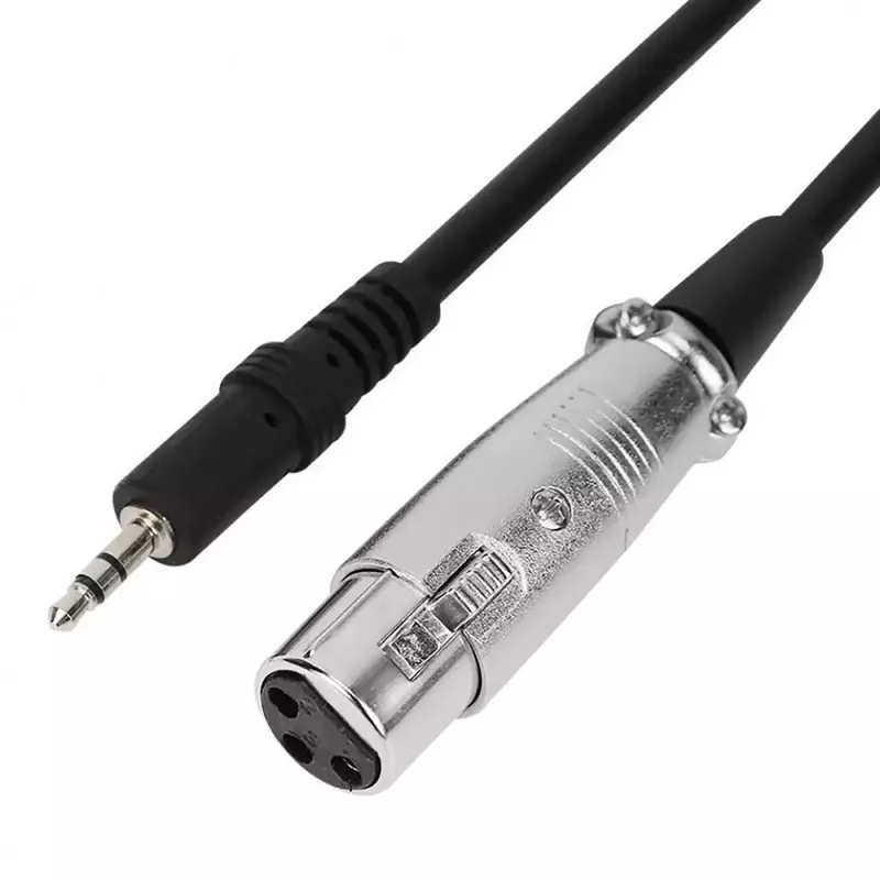 Laidinis kompiuterinis mikrofonas MEDIA-TECH MT397K su XLR įėjimu, stalinis stovas, 2,4 m laidas, 20–20000 Hz, -32 dB jautrumas